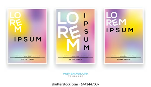 modern cover.brochure.cool background business flyer gradient mesh color design template