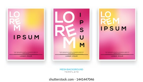 modern cover.brochure.cool background business flyer gradient mesh color design template