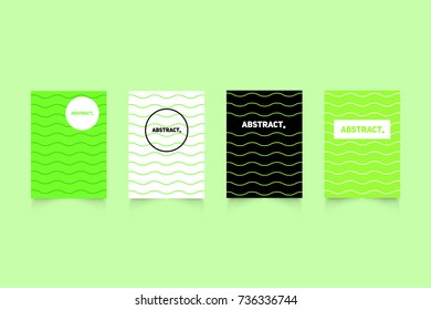 Modern covers set. Abstract shapes composition. Futuristic minimal design.