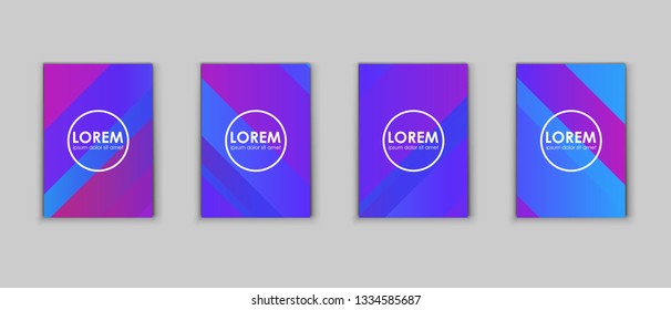 Modern covers set. Applicable for design cover, presentation, invitation, flyer, annual report, poster, design packaging. Modern artwork
