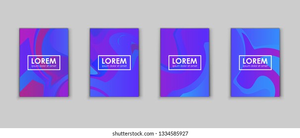 Modern covers set. Applicable for design cover, presentation, invitation, flyer, annual report, poster, design packaging. Modern artwork