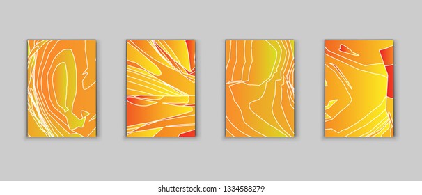 Modern covers set. Applicable for design cover, presentation, invitation, flyer, annual report, poster, design packaging. Modern artwork