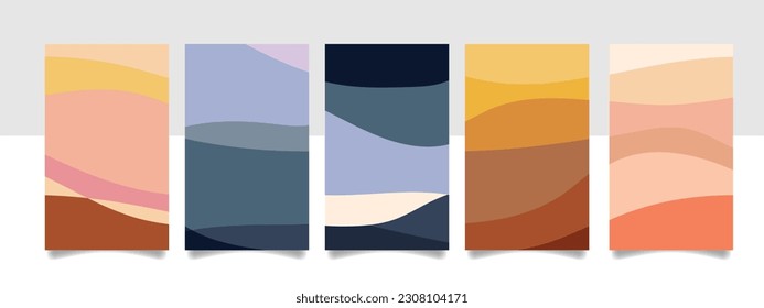 Modern Covers Template Design. Fluid colors set .Trendy Holographic Gradient shapes for Presentation, Magazines, Flyers, Annual Reports, Posters and Business Cards. Vector EPS 10