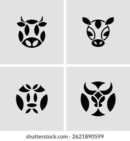 Modern Cow Vector Logo Design Concept for Branding and Marketing