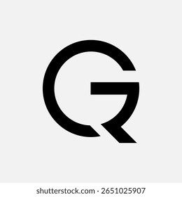 Modern CR GR circle monogram logo perfect for branding, business identity, print, and digital use.