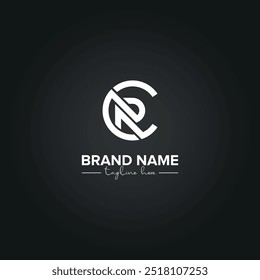 Modern CR RC Letters Monogram Logo Design. Initial Vector Template.