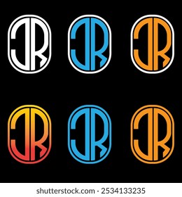 Moderno CR Round Logo Design - Minimalista e profissional, 
Logotipo Redondo de Carta CR - Design limpo e simples

