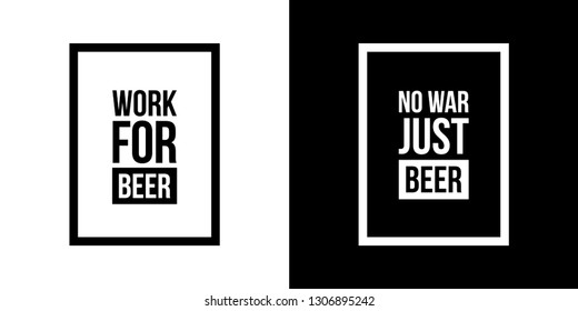 Modern craft beer drink isolated vector logo sign for bar, pub, store, brewhouse or brewery. Premium quality border logotype emblem illustration set. Brewing fest fashion t-shirt badge design bundle.