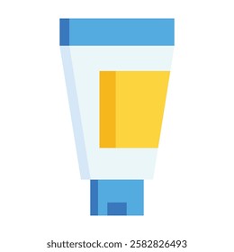 Modern cream jar icon symbolizing hydration, skincare, and beauty. Perfect for cosmetics, dermatology, and product packaging.