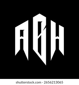 Modern and creative ABH lettermark designed for a technology brand. Ideal for digital, corporate, or tech-focused identity. Includes vector format, icon, and stylized alphabet design.