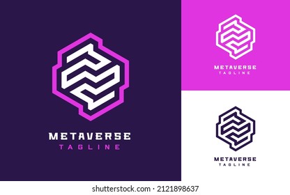 Modern and Creative Abstract Cube Geometric Logo for Technology Company