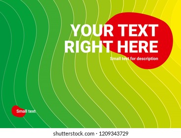 Modern creative abstract design template with colorful waves for web, publishing, advertisement or presentations