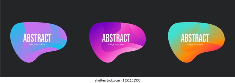 Modern creative and abstract gradient sale banner. Vector illustration of abstract colorful flash sale banner made of different simple shapes with round dotted halftone pattern vector.