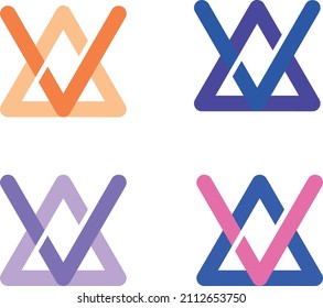 modernes, abstraktes Logo-Design für