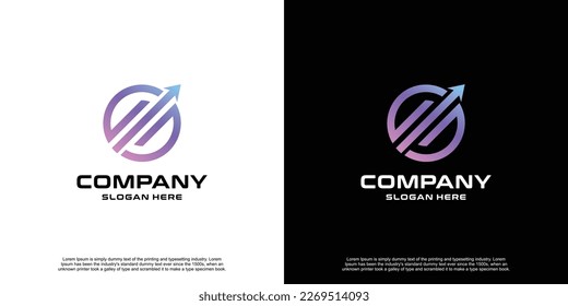 Diseño de logotipo de resumen creativo moderno