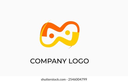 Design moderno e criativo de logotipo abstrato para marca exclusiva, desenvolvimento profissional de identidade de negócios, representação visual cativante em todas as plataformas e reconhecimento aprimorado 