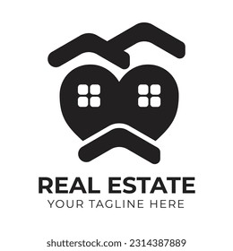 Modern Creative Abstract Minimal Real Estate Home House Logo Design