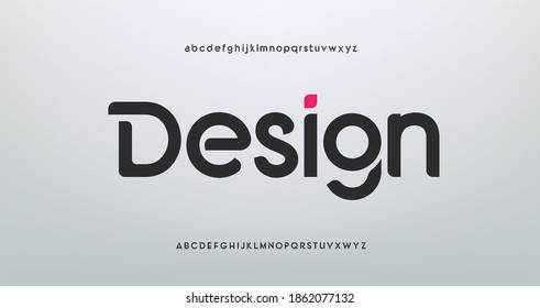 modern creative alphabet. Future fonts style. Typography uppercase and lowercase fonts. vector illustration