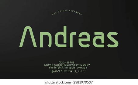 modern creative alphabet. Future fonts style. Typography fonts vector illustration