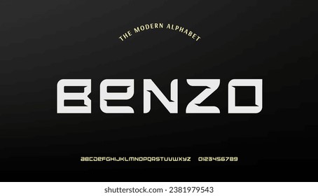 modern creative alphabet. Future fonts style. Typography fonts vector illustration