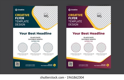 Modern And Creative Amazing Flyer Design Template
