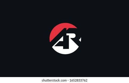 Modern and creative AR logo design template
