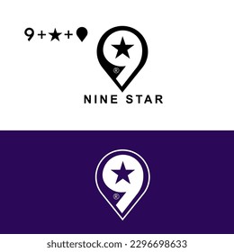 Modern, creative and attractive 9star icon template