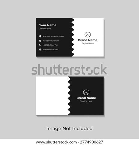 Modern Creative Awesome Elegant Business Card Design Template
