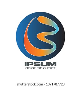 Modern creative B letter logo Gradient vector image