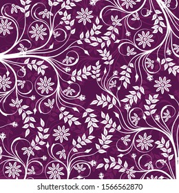 Modern creative backdrop of floral elements.