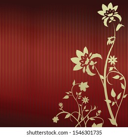 Modern creative backdrop of snowflakes