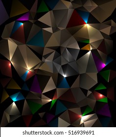 Modern creative background Polygon triangles
