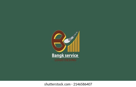 Modern creative bank logo design