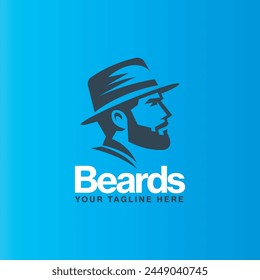 Ein modernes kreatives Barber Man Logo 