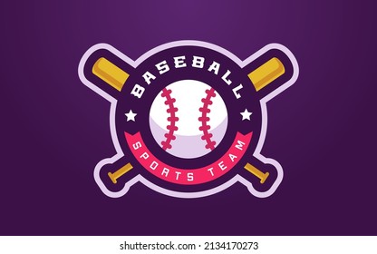 Modern and Creative Baseball Club Logo for Sports Team