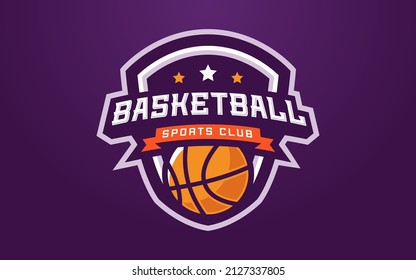 Modern and Creative Basketball Club Logo for Sports Team