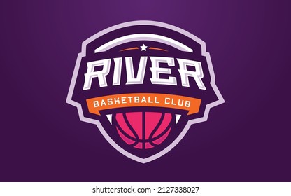 Modern and Creative Basketball Club Logo for Sports Team