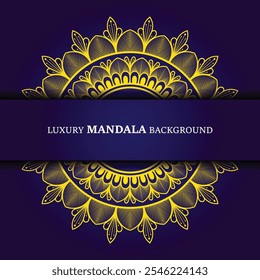 Modernes und kreatives, schönes Mandala Design.