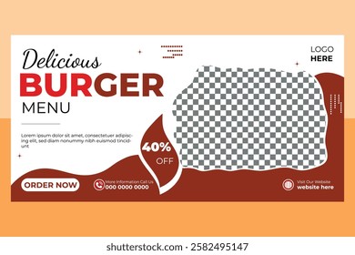 Modern And Creative Billboard Design Template, Billboard, Food Billboard Design, creative, modern, template, design, vector, burger billboard design