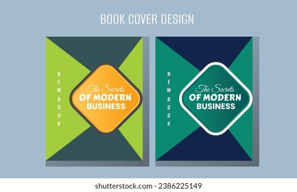 Diseño moderno de portada de libros creativos 