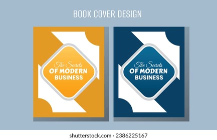 Diseño moderno de portada de libros creativos 