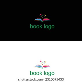 diseño moderno del logotipo del libro creativo 10.eps