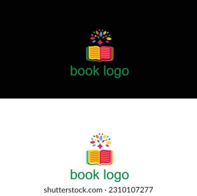 diseño moderno del logo del libro creativo 18.eps