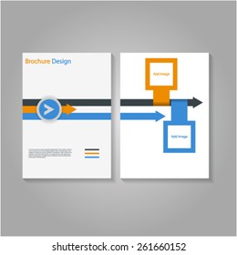 Modern creative brochure / flyer design,eps10 Vector.