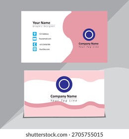 “Tarjeta de visita creativa moderna mínima”