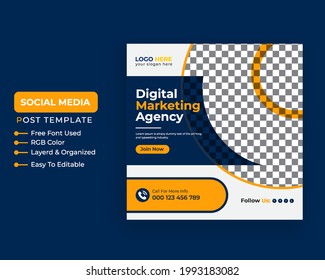 Modern Creative Business agency social media post Sale cover page timeline web ad banner template design