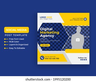 Modern Creative Business agency social media post Sale cover page timeline web ad banner template design