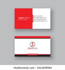 Modern and creative business card design template 