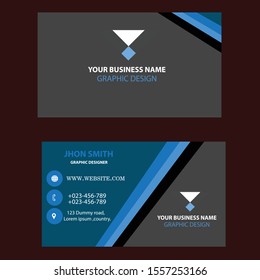 Modern Creative business card design template.