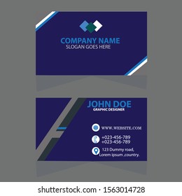 Modern and creative Business card design template.image vector. it is vary creative business card.